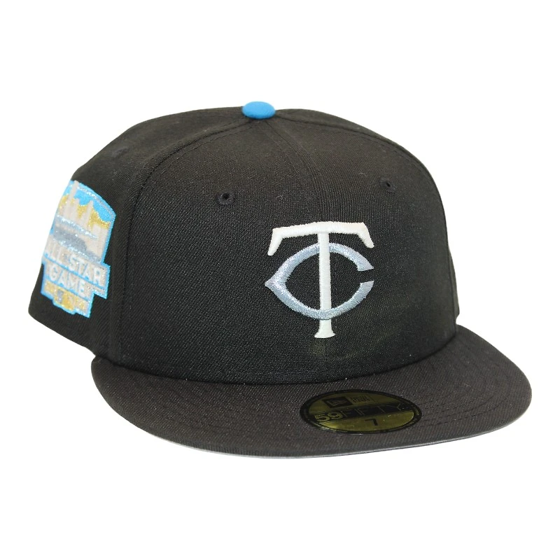 Minnesota Twins Black "DPM Stock Pack" 2014 All Star Game Patch Gray UV New Era 59Fifty Fitted Hat
