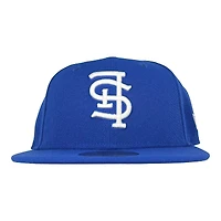 St. Louis Cardinals Royal Blue Upside Down STL UV New Era 59FIFTY Fitted Hat
