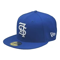 St. Louis Cardinals Royal Blue Upside Down STL UV New Era 59FIFTY Fitted Hat