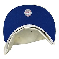 St. Louis Cardinals Cream 125h Anniversary Patch Royal Blue UV New Era 59FIFTY Fitted Hat