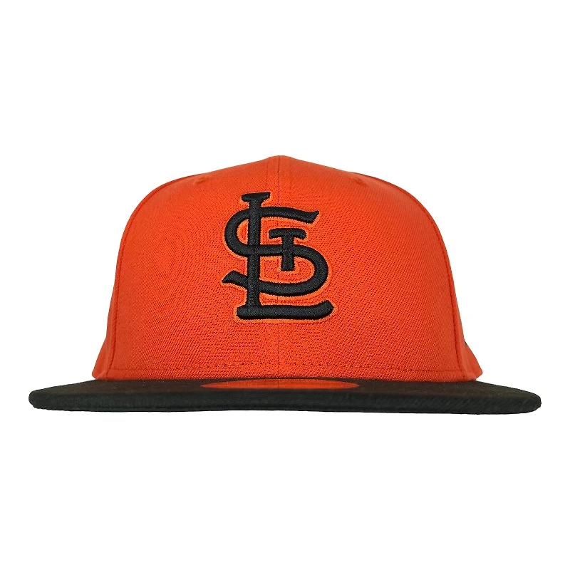 St. Louis Cardinals Orange and Black STL Logo New Era 59FIFTY Fitted Hat