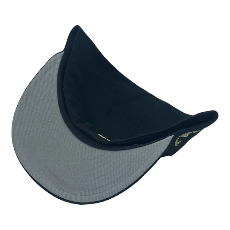 Denver Nuggets Black Leon the Lab NBA Champs Patch Trophy Batterman Gray UV 59FIFTY Fitted Hat