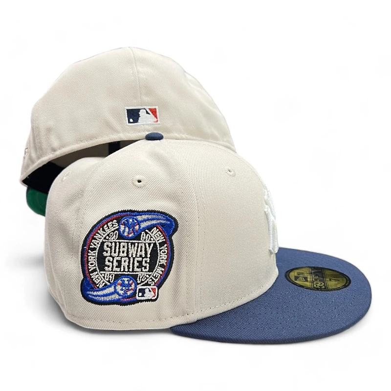 New York Yankees "Stone Collection" 2000 Subway Series Patch Green UV 59FIFTY Fitted Hat
