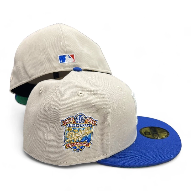 Los Angeles Dodgers "Stone Collection" 40th Anniversary Patch Green UV 59FIFTY Fitted Hat