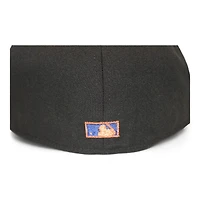 Los Angeles Dodgers Black "No Flat Brims Pack" 40th Anniversary of Stadium Patch Gray UV New Era 59Fifty Fitted Hat