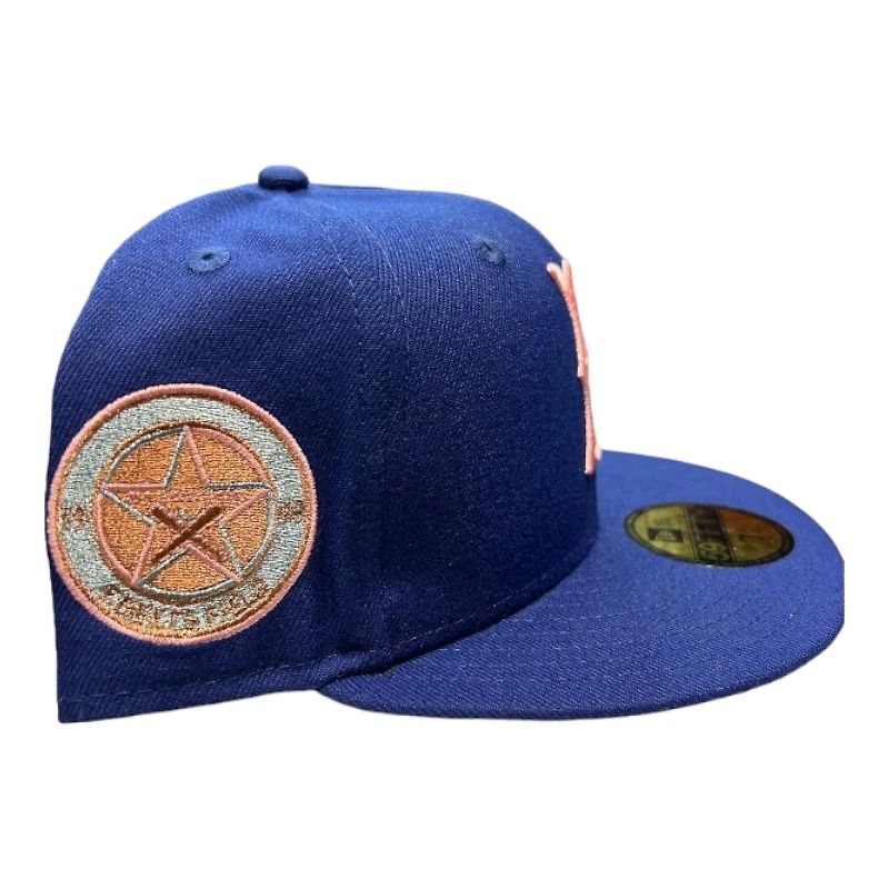 Brooklyn Dodgers Royal Blue CG Aux Pack Ebbets Field Patch Pink UV New Era 59FIFTY Fitted Hat