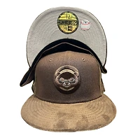 Chicago Cubs Brown CG Aux Pack 1990 ASG Patch Gray UV New Era 59FIFTY Fitted Hat