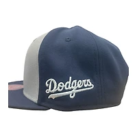 Los Angeles Dodgers Navy and Gray 100th Anni Patch Mitchell & Ness Snapback Hat