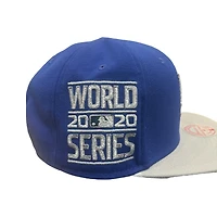 Los Angeles Dodgers Royal and Gray 2020 WS Patch Mitchell & Ness Snapback Hat