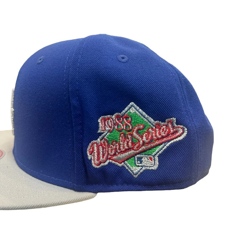 Los Angeles Dodgers Royal and Gray 2020 WS Patch Mitchell & Ness Snapback Hat