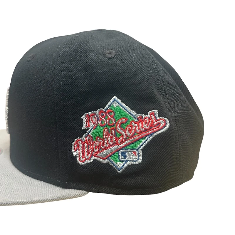 Los Angeles Dodgers Black and Gray 2020 WS Patch Mitchell & Ness Snapback Hat