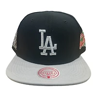 Los Angeles Dodgers Black and Gray 2020 WS Patch Mitchell & Ness Snapback Hat