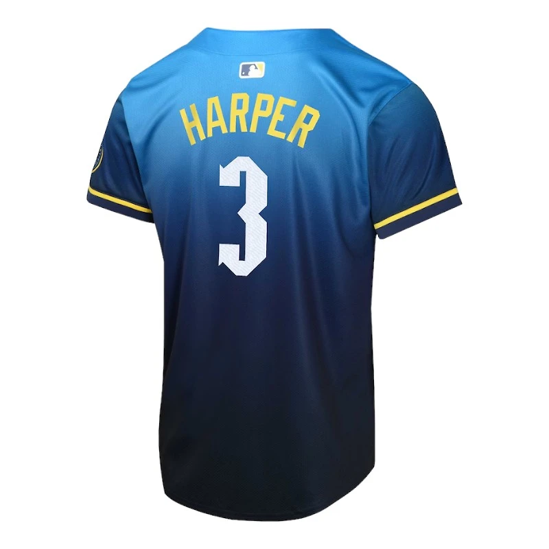 Youth Philadelphia Phillies Bryce Harper Blue Nike City Connect Limited Player Jersey