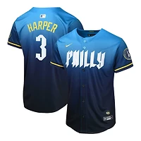 Youth Philadelphia Phillies Bryce Harper Blue Nike City Connect Limited Player Jersey