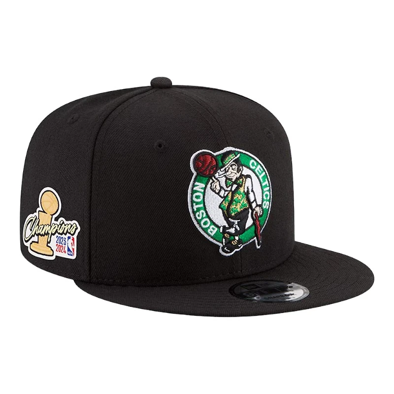Boston Celtics Black 2024 NBA Finals Champions Side Patch New Era 9FIFTY Snapback Hat