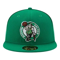 Boston Celtics Kelly Green 2024 NBA Finals Champions Side Patch New Era 59FIFTY Fitted Hat