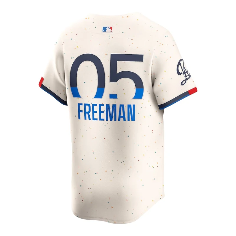 Los Angeles Dodgers Freddie Freeman Cream 2024 City Connect Nike Limited Player Jersey