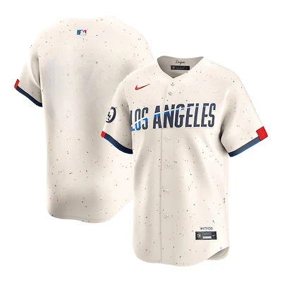 Los Angeles Dodgers Blank Cream 2024 City Connect Nike Limited Player Jersey
