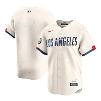 Los Angeles Dodgers Blank Cream 2024 City Connect Nike Limited Player Jersey