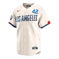 Los Angeles Dodgers Jackie Robinson Cream 2024 City Connect Nike Limited Player Jersey