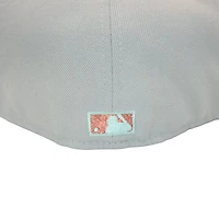 Boston Red Sox Jade and Brown Fenway Park Patch Gray UV New Era 59FIFTY Fitted Hat