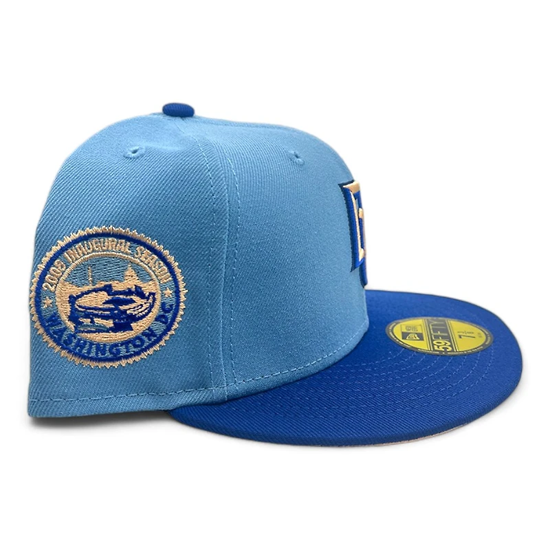 Washington Nationals Summer Vibes Pack 2008 Inaugural Season Patch Peach UV New Era 59FIFTY Fitted Hat