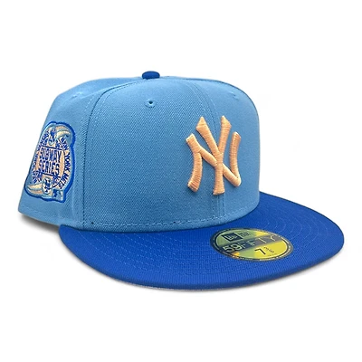 New York Yankees Summer Vibes Pack Subway Series Patch Peach UV Era 59FIFTY Fitted Hat