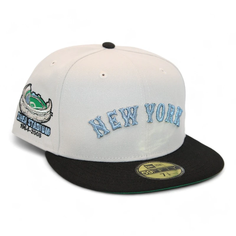 New York Mets Stone and Black "Banger Brims Pack" Shea Stadium Patch Green UV Era 59Fifty Fitted Hat