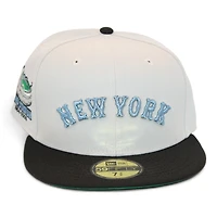 New York Mets Stone and Black "Banger Brims Pack" Shea Stadium Patch Green UV Era 59Fifty Fitted Hat