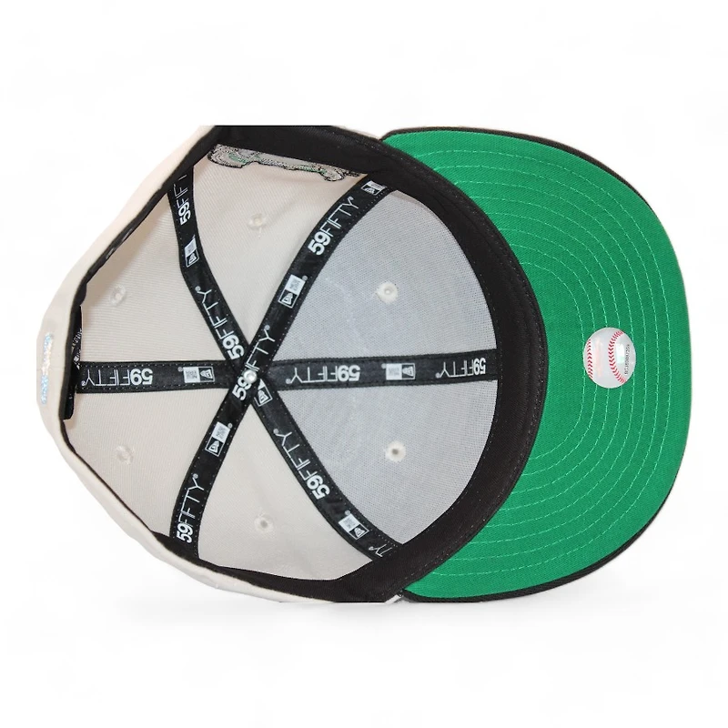 New York Mets Stone and Black "Banger Brims Pack" Shea Stadium Patch Green UV Era 59Fifty Fitted Hat