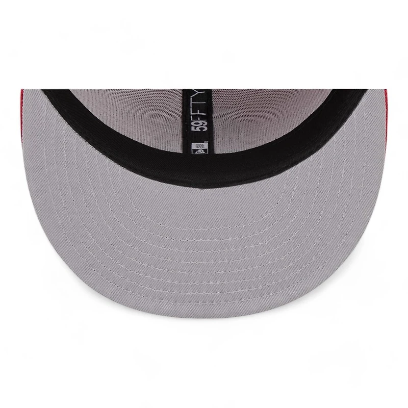 St. Louis Cardinals Red and White 2009 MLB All Star Game Patch Gray UV New Era 59FIFTY Fitted Hat