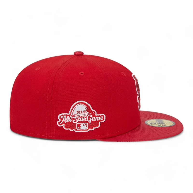 St. Louis Cardinals Red and White 2009 MLB All Star Game Patch Gray UV New Era 59FIFTY Fitted Hat