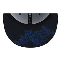 Minnesota Twins Navy Yellow Two Tone City Connect 10,000 Lakes Patch Black UV New Era 59FIFTY Fitted Hat