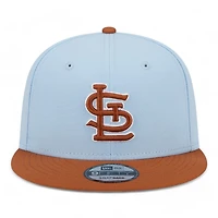 St. Louis Cardinals Icy Blue Brown Two Tone Gray UV New Era 9FIFTY Snapback Hat