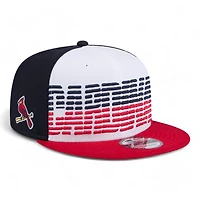 St. Louis Cardinals Throwback Alternate Logo Side Patch Red UV New Era 9FIFTY Snapback Hat