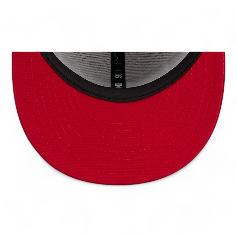 St. Louis Cardinals Throwback Alternate Logo Side Patch Red UV New Era 9FIFTY Snapback Hat