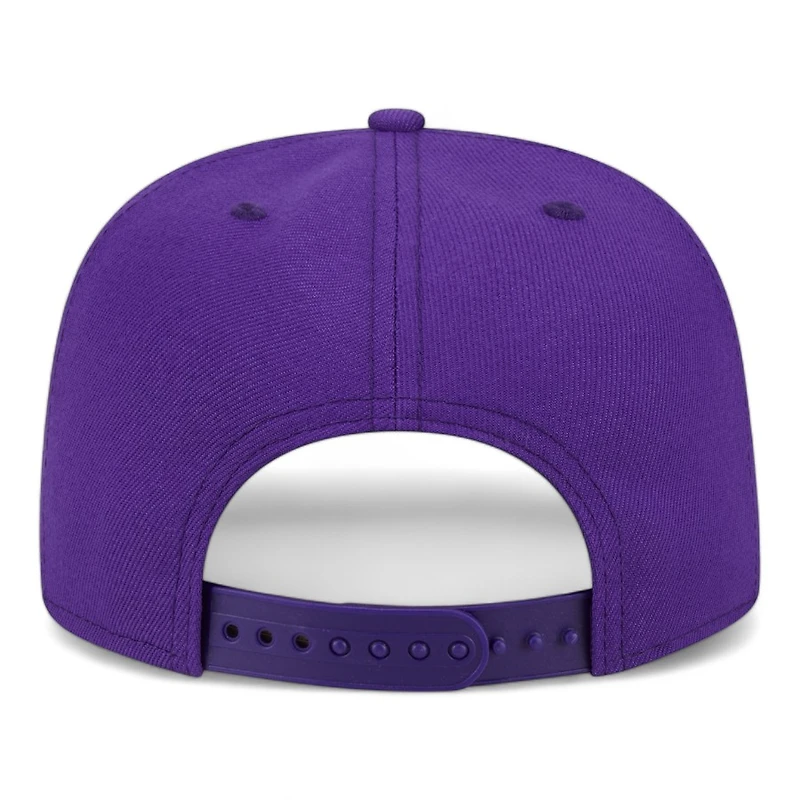 Los Angeles Lakers Classic Purple Gray UV New Era A-Frame 9FIFTY Snapback Hat