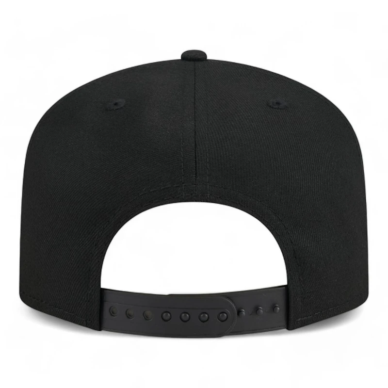 Atlanta Braves Black and White Classic Gray UV New Era A-Frame 9FIFTY Snapback Hat