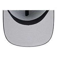 Atlanta Braves All Black Classic Gray UV New Era A-Frame 9FIFTY Snapback Hat