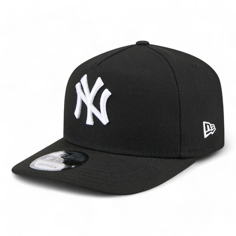 New York Yankees Black and White Classic Gray UV New Era A-Frame 9FIFTY Snapback Hat