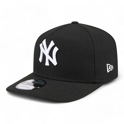 New York Yankees Black and White Classic Gray UV New Era A-Frame 9FIFTY Snapback Hat