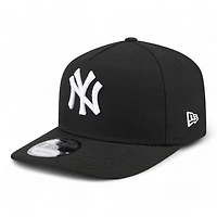 New York Yankees Black and White Classic Gray UV New Era A-Frame 9FIFTY Snapback Hat