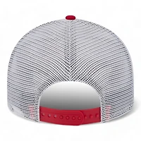 St. Louis Cardinals Red with Leather Stamped Logo Gray UV New Era Low Profile 9FIFTY Snapback Hat