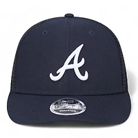 Atlanta Braves Navy Blue Classic Gray UV New Era Low Profile 9FIFTY Snapback Hat