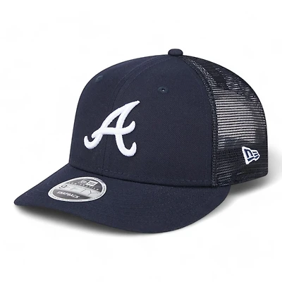 Atlanta Braves Navy Blue Classic Gray UV New Era Low Profile 9FIFTY Snapback Hat