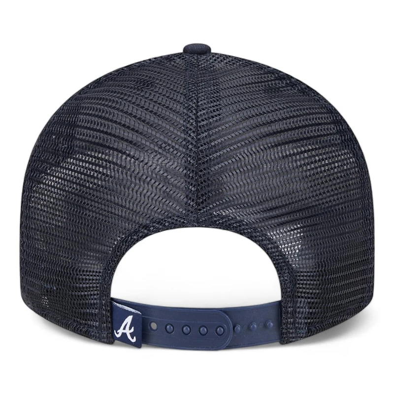 Atlanta Braves Navy Blue Classic Gray UV New Era Low Profile 9FIFTY Snapback Hat