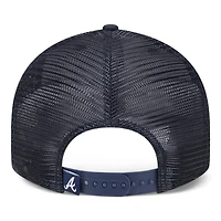 Atlanta Braves Navy Blue Classic Gray UV New Era Low Profile 9FIFTY Snapback Hat