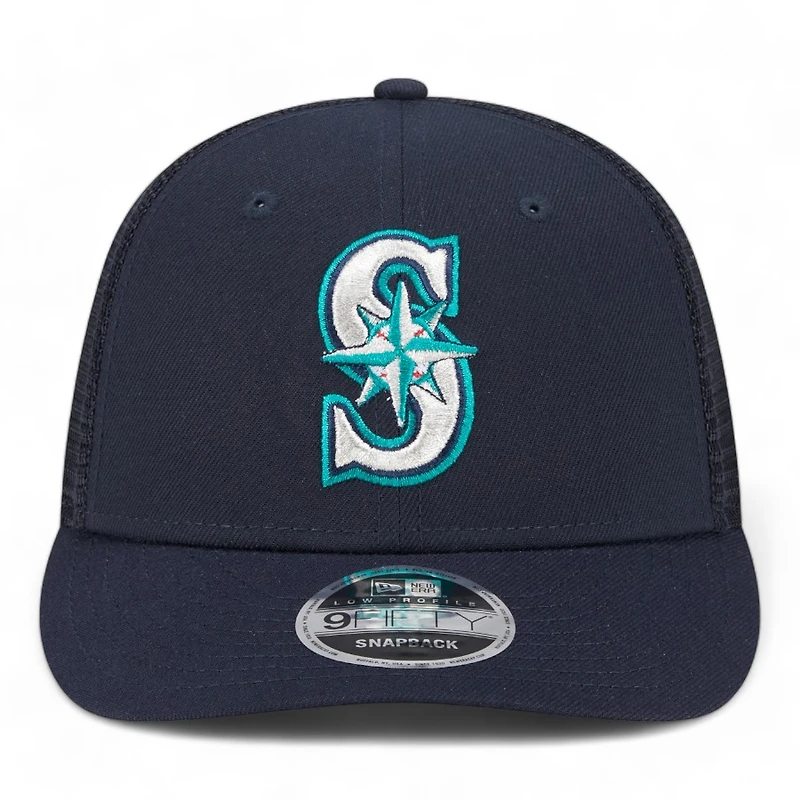 Seattle Mariners Navy Blue Classic Gray UV New Era Low Profile 9FIFTY Snapback Hat