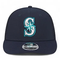 Seattle Mariners Navy Blue Classic Gray UV New Era Low Profile 9FIFTY Snapback Hat