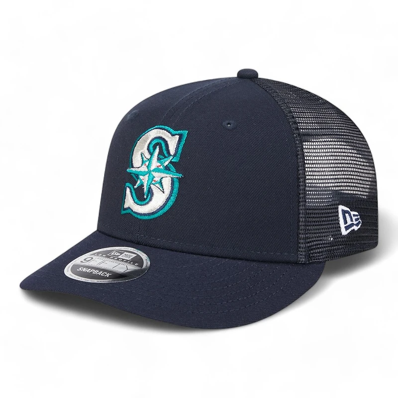 Seattle Mariners Navy Blue Classic Gray UV New Era Low Profile 9FIFTY Snapback Hat